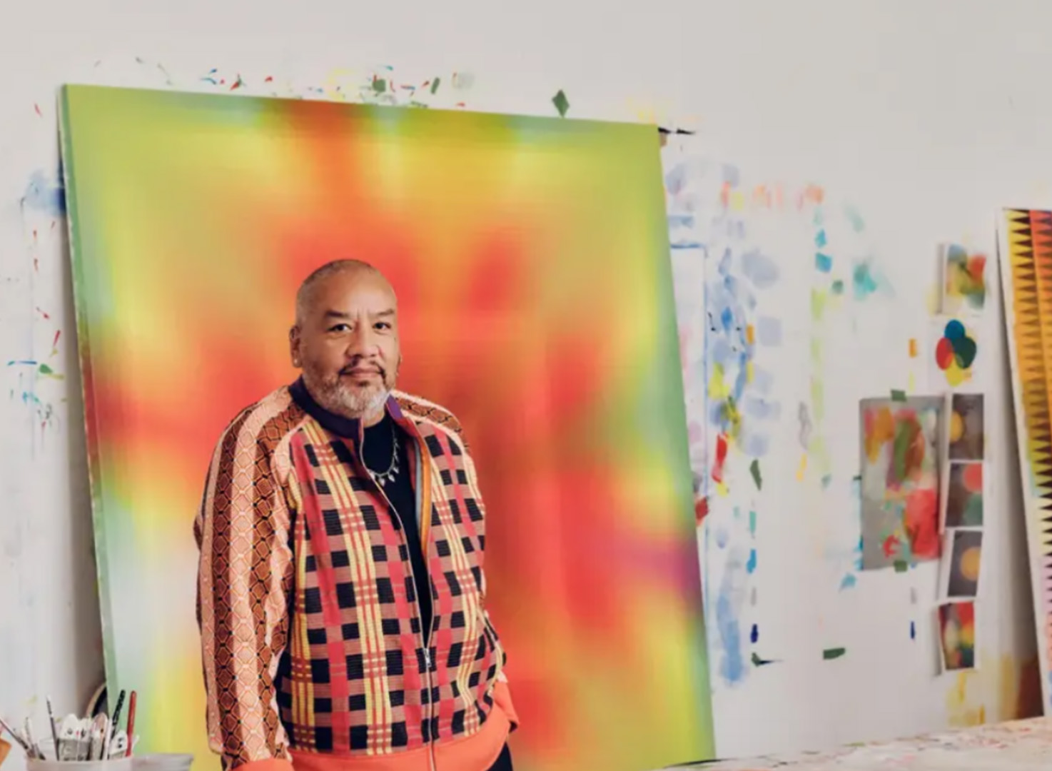 Visite privée exposition Jeffrey Gibson, Galerie Hauser & Wirth